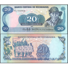 Нікарагуа / Nicaragua 20 Cordobas 1985 UNC