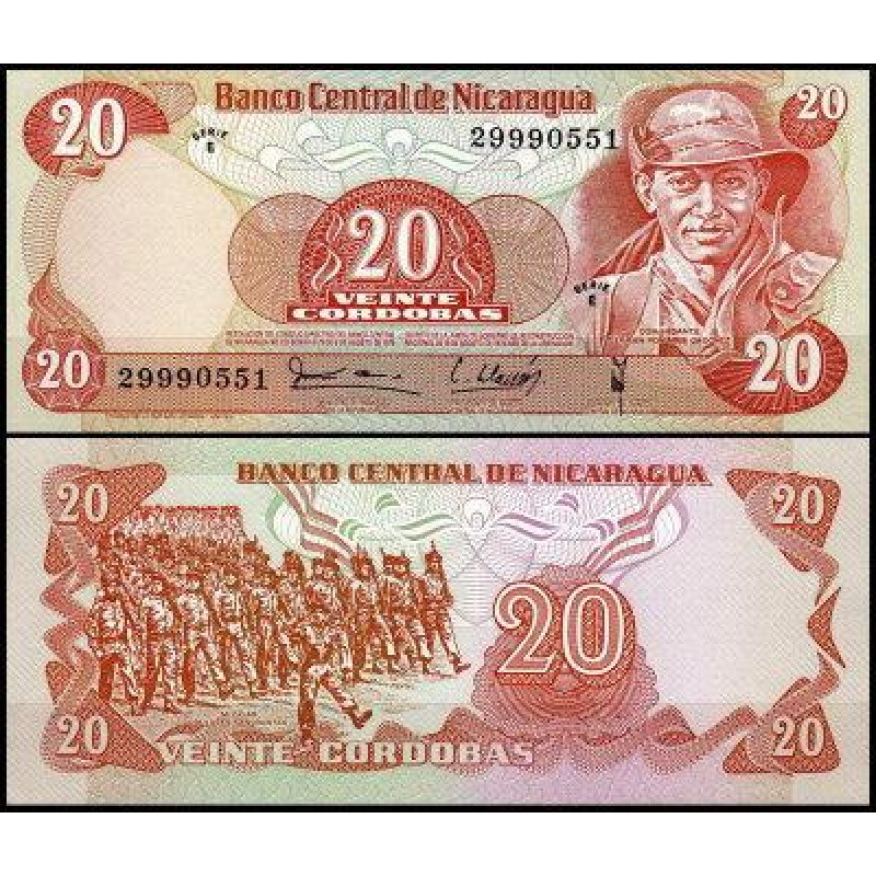 Нікарагуа / Nicaragua 20 Cordobas 1984 UNC Нікарагуа / Nicaragua 20 Cordobas 1984 UNC