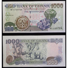 ГАНА 32h GHANA 1000 CEDIS 2002 Unc