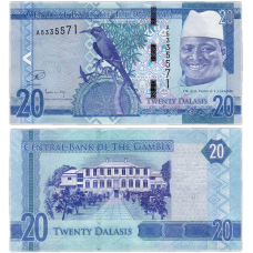 Гамбія / Gambia 20 Dalasis 2015 Pick 33 UNC