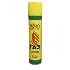 Газ-балон для заправлення запальничок 300 мл Burn Gas