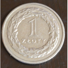 Польща 1 злотий 1995 рік (БА)