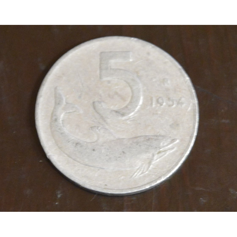 Італія 5 лір 1954,55,70 Риба (БА) Італія 5 лір 1954,55,70 Риба (БА)