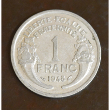Франція 1 франк 1948 рік(ББ)