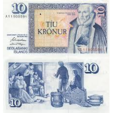 Ісландія/Iceland 10 Kronur 1961 Pick 48 UNC