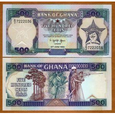 Гана/Ghana 500 Cedi 1994 Pick 28c UNC