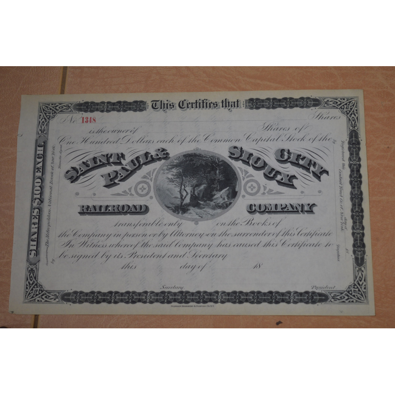 Акція. США. 18.. рік №1348 (1.18)