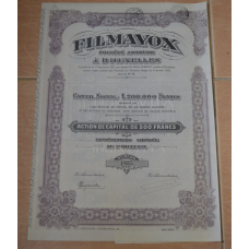 Акція. FILMAYOX. Бельгія . 1932 рік №1835 (1.84)
