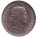 Монета 20 рапенів. 1974,75 рік, Швейцарія. Монета 20 рапенів. 1974,75 рік, Швейцарія.