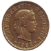 Монета 5 раппенов. 1981 рік, Швейцарія. Монета 5 раппенов. 1981 рік, Швейцарія.