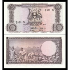 Уганда 10 шилінгів 1966 UNC