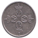 Монета 25 ері. 1976 рік, Норвегія.(АС) Монета 25 ері. 1976 рік, Норвегія.(АС)
