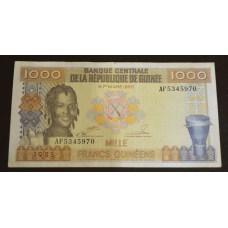 Гвінея/Guinea 1000 Francs 1985 рік
