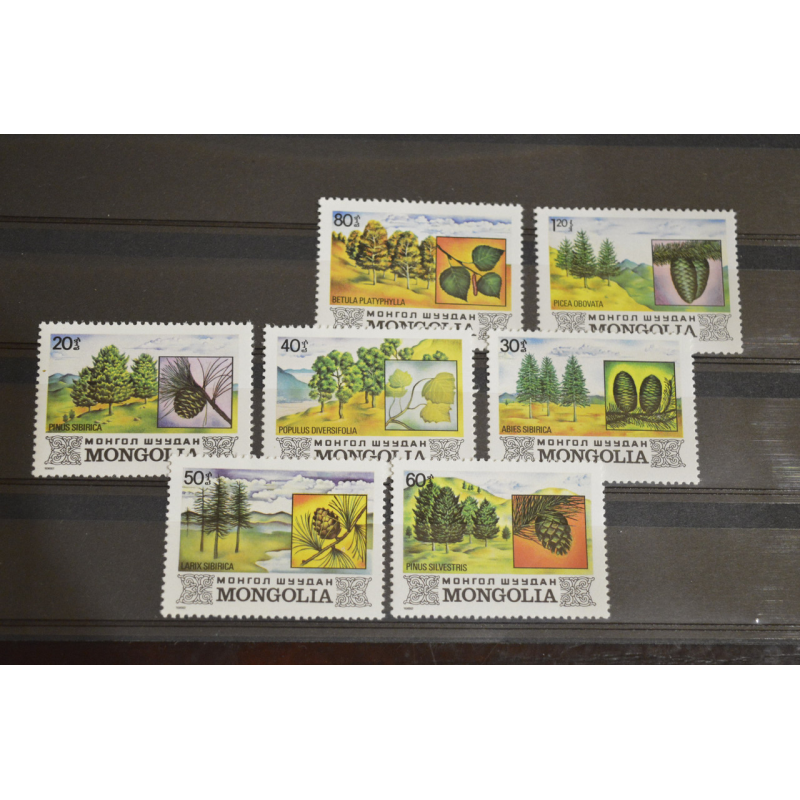 Монголія. Флора. 1982 рік Монголія. Флора. 1982 рік