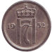 Монета 25 ері. 1952,57 рік, Норвегія.(БД) Монета 25 ері. 1952,57 рік, Норвегія.(БД)