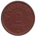Монета 2 ері. 1954 рік, Норвегія. (БД)