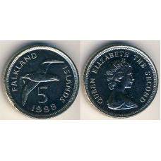 Фолклендських островів 5 пенсів 2004 р.