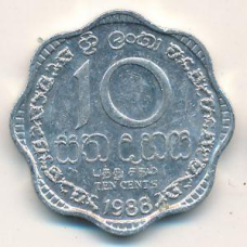 Шрі Ланка 10 Cents 1978 (БУ)