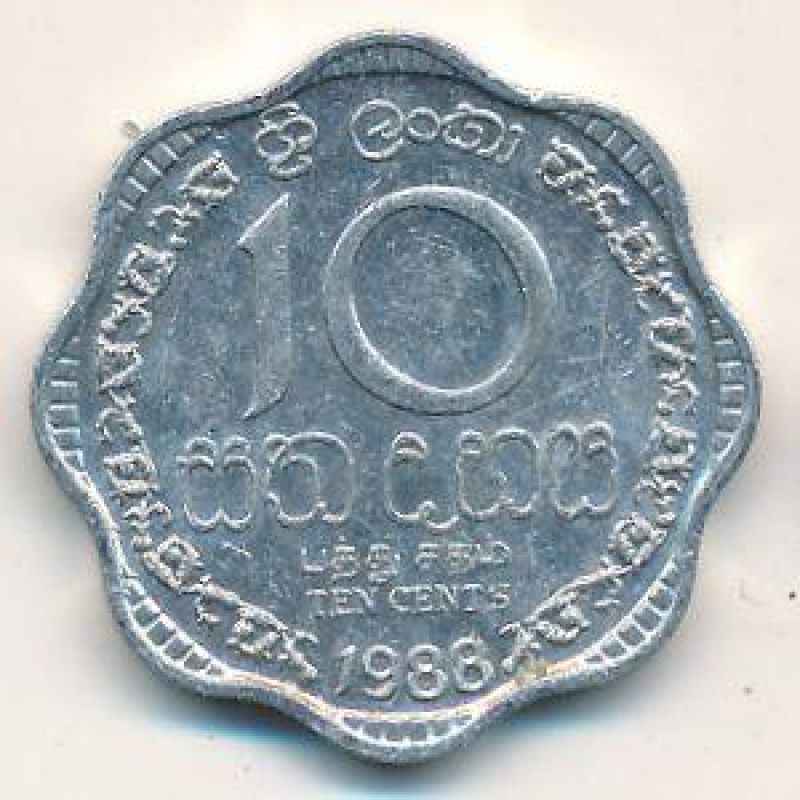 Шрі Ланка 10 Cents 1978 (БУ)