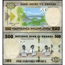 Rwanda Руанда - 500 Francs 2019 UNC