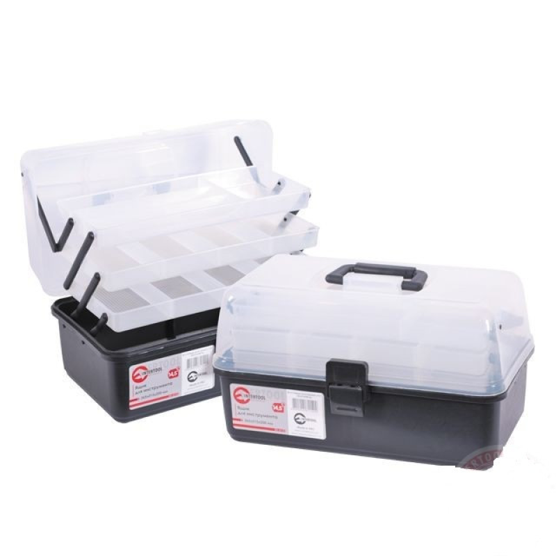 Скринька для інструментів, 14,5“ 365x215x200 мм INTERTOOL BX-6114 Скринька для інструментів, 14,5“ 365x215x200 мм INTERTOOL BX-6114