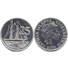 Ayman Is Кайманови о - 25 Cents 1999-2020 UNC