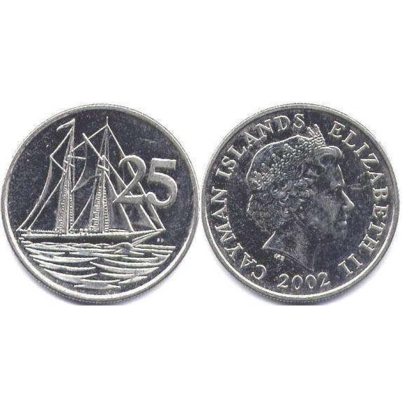 Ayman Is Кайманови о - 25 Cents 1999-2020 UNC