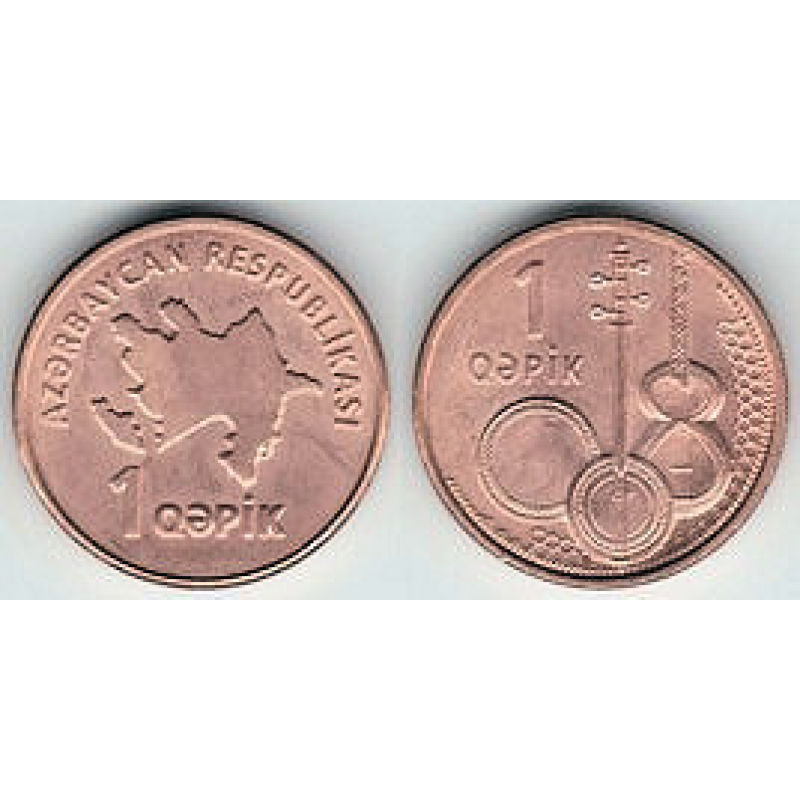 Azerbaijan Азербайджан 1 Qapik 2006 UNC Azerbaijan Азербайджан 1 Qapik 2006 UNC