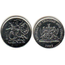 Trinidad Тринідад і Тобаго - 10 Cents 2008 UNC