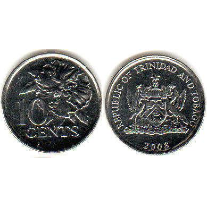 Trinidad Тринідад і Тобаго - 10 Cents 2008 UNC