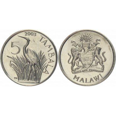Malawi Малаві - 5 Tambala 2003 aUNC