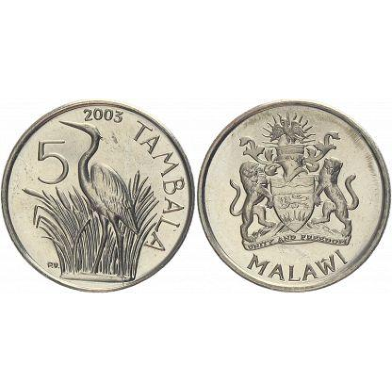 Malawi Малаві - 5 Tambala 2003 aUNC Malawi Малаві - 5 Tambala 2003 aUNC