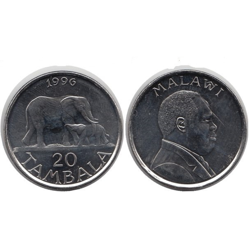 Malawi Малаві - 20 Tambala 1996 aUNC Malawi Малаві - 20 Tambala 1996 aUNC