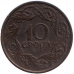 Монета 10 грошів. 1923 рік, Польща. (цинк) (В) Монета 10 грошів. 1923 рік, Польща. (цинк) (В)