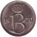 25 сантимів. 1948-93 рік, Бельгія. (Belgique) 25 сантимів. 1948-93 рік, Бельгія. (Belgique)
