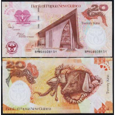 Папуа Новая Гвинея / Papua New Guinea 20 Kina 2008 Pick 36a UNC