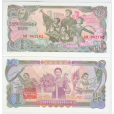 Північна Корея / North Korea 1 Won 1978 Pick 18c UNC
