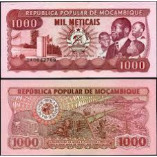 Мозамбік/Mozambique 1000 Meticas 1989 Pick132c UNC