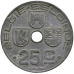 25 сантимів. 1942 рік, Бельгія. (Belgique-Belgie) 25 сантимів. 1942 рік, Бельгія. (Belgique-Belgie)