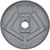 25 сантимів. 1945 рік, Бельгія. 25 сантимів. 1945 рік, Бельгія.