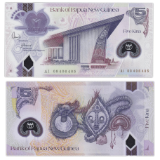 Папуа Нова Гвінея 5 kina 2008 Pick 29 UNC