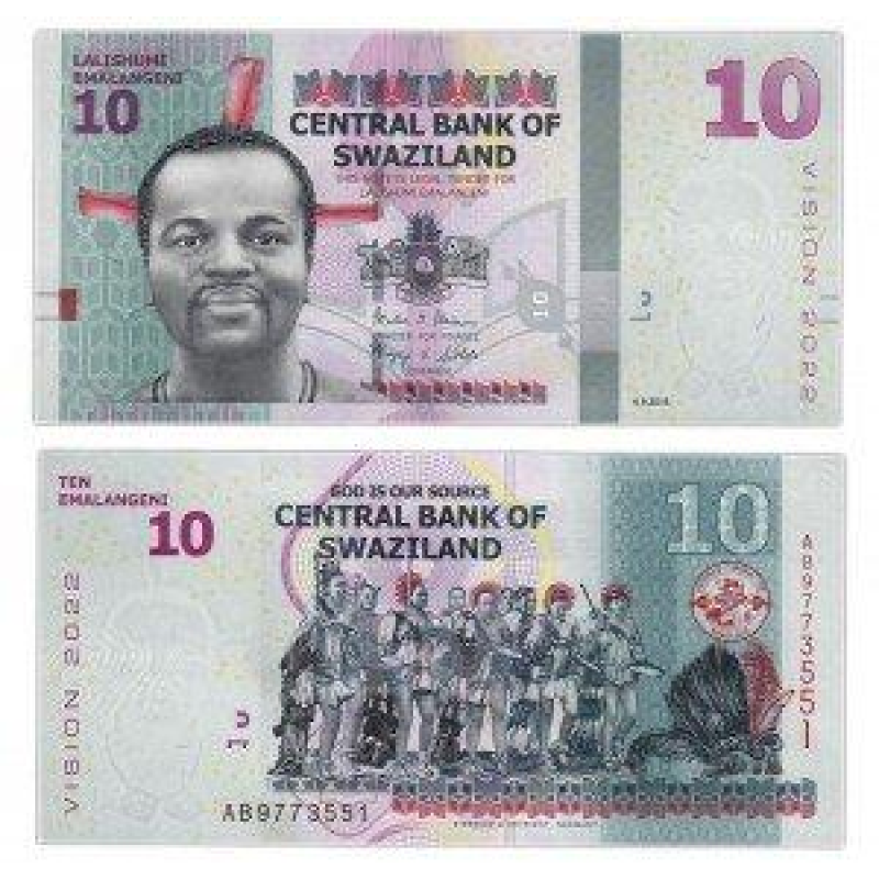 Свазіленд / Swaziland 10 Emalangeni 2015 (2017) Pick NEW UNC Свазіленд / Swaziland 10 Emalangeni 2015 (2017) Pick NEW UNC