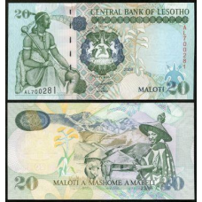 Лесото/Lesotho 20 Maloti 2009 Pick 16g UNC