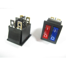 Перемикач KCD2-2101N ON-OFF (6 pin) R+B Daier