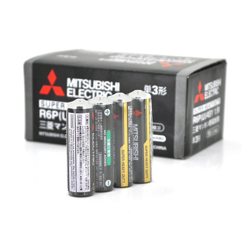 Батарейка Super Heavy Duty MITSUBISHI 1.5 V AA/R6PU, 2S shrink pack,400pcs/ctn (комплект 4шт) Батарейка Super Heavy Duty MITSUBISHI 1.5 V AA/R6PU, 2S shrink pack,400pcs/ctn (комплект 4шт)