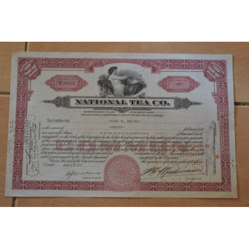 Акція. США. 1935 рік №24835 (3.32)