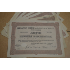 Акція. Німеччина. Hilgers Aktiengesellschaft--1000reichmark 1935 рік aUNC-UNC (5 - 11)
