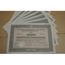 Акція. Німеччина. Felten Koln 100 reichmark 1941 рік aUNC-UNC (5 - 14)