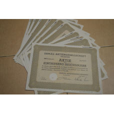Акція. Німеччина. Demag Aktiengesellschaft--1000 reichmark---1942 рік aUNC-UNC (5 - 26)