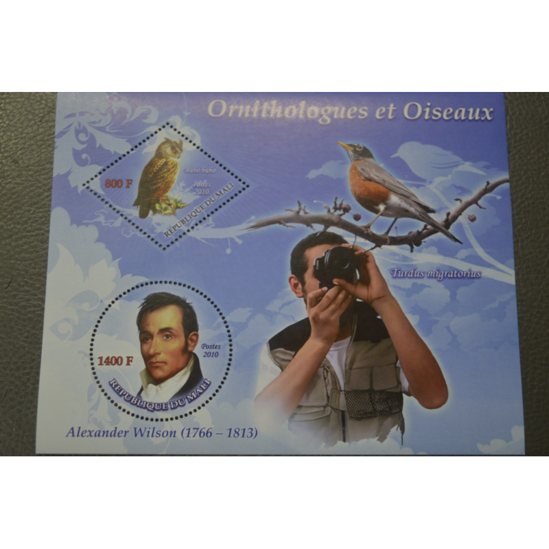 Малі. Фауна. Особистості. Блок. 2010 рік (М) Малі. Фауна. Особистості. Блок. 2010 рік (М)